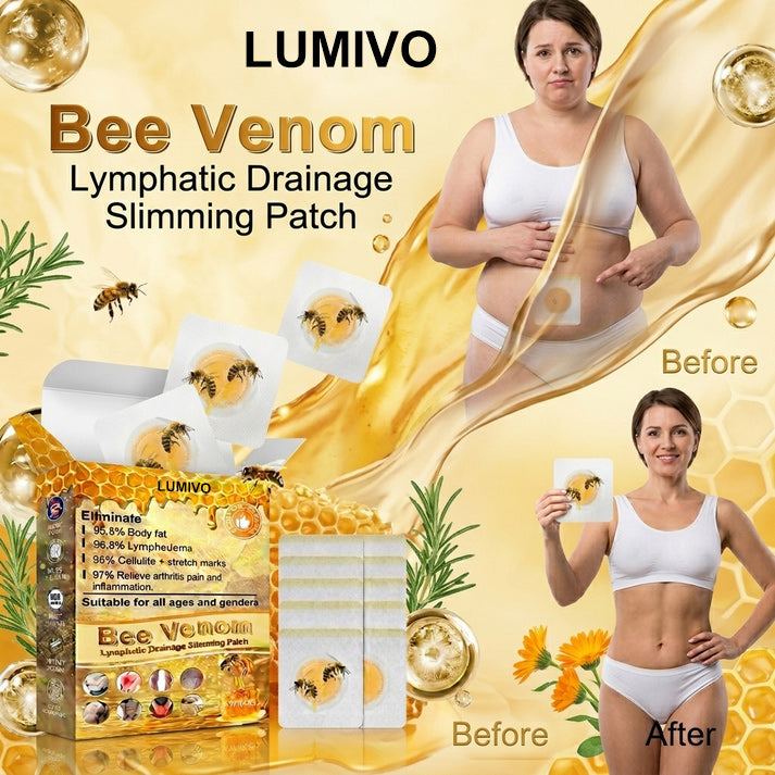 Bee Venom Lymphatic Patch – Flush Fat & Repair Skin While You Sleep Activate lymph drainage to reduce bloating, support metabolism, and restore clearer, healthier skin — no pills, no injections.