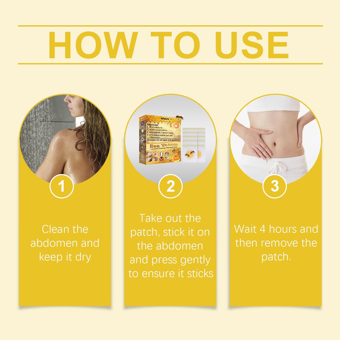 Bee Venom Lymphatic Patch – Flush Fat & Repair Skin While You Sleep Activate lymph drainage to reduce bloating, support metabolism, and restore clearer, healthier skin — no pills, no injections.