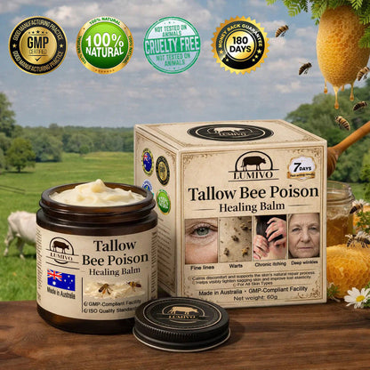 【70% OFF Wraps Up Today】LUMIVO® 🐄Tallow Bee Poison Healing Balm（Sorts Out Spots, Wrinkles & Knackered Skin — Steroid-Free）