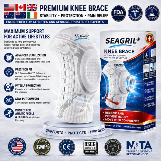 SEAGRIL Advanced Adjustable Multi-Function Knee Support Brace