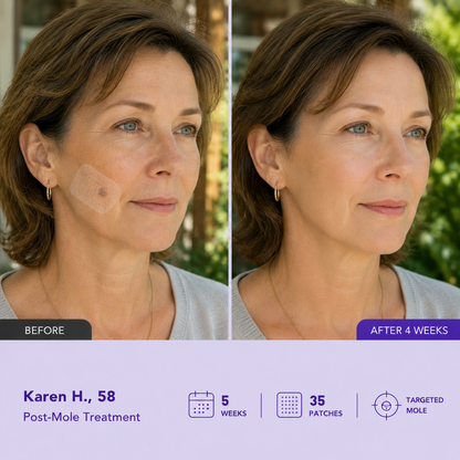 Lumivo Dark Spot Removal Patch|Nano Microneedle Technology · Visible Results in 7 Days