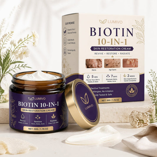 Made and Shipped from USA ✨LUMIVO® Biotin 10-in-1 Skin Restoration Cream 🍀