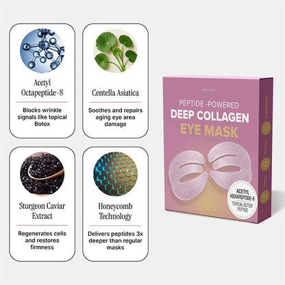 Peptide-Powered Deep Collagen Eye Mask