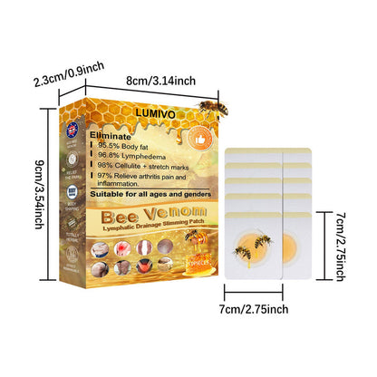 Bee Venom Lymphatic Patch – Flush Fat & Repair Skin While You Sleep Activate lymph drainage to reduce bloating, support metabolism, and restore clearer, healthier skin — no pills, no injections.