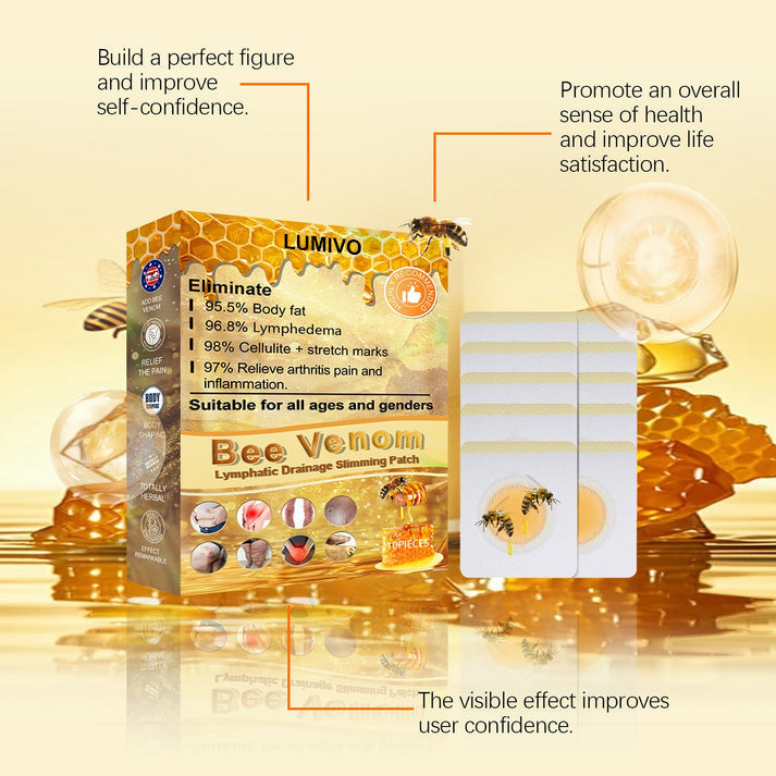 Bee Venom Lymphatic Patch – Flush Fat & Repair Skin While You Sleep Activate lymph drainage to reduce bloating, support metabolism, and restore clearer, healthier skin — no pills, no injections.