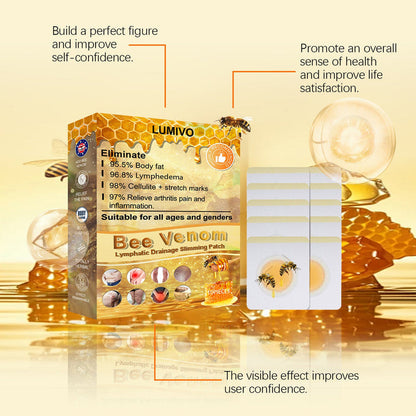 Bee Venom Lymphatic Patch – Flush Fat & Repair Skin While You Sleep Activate lymph drainage to reduce bloating, support metabolism, and restore clearer, healthier skin — no pills, no injections.