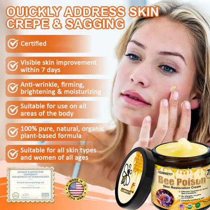 LUMIVO™  Bee Poison Skin Restoration Cream 👨‍⚕️（🔥LAST DAY SALE-80% OFF)🥇👩‍⚕️