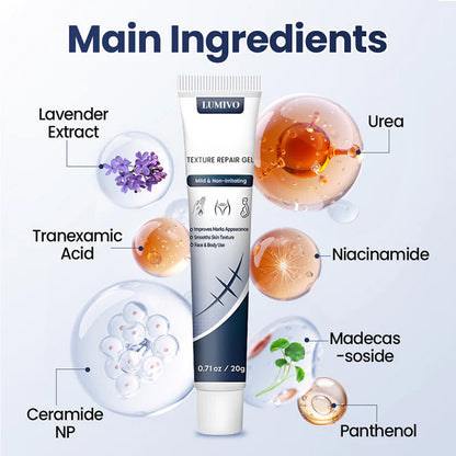 𝑶𝒇𝒇𝒊𝒄𝒊𝒂𝒍 𝑺𝒕𝒐𝒓𝒆 | LUMIVO® Texture Repair Gel — Say Goodbye to Stubborn Scars & Uneven Texture in 4 Weeks