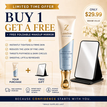 Lumivo™ Instant Face Temporary Tightener – Instant visible results in 30 seconds