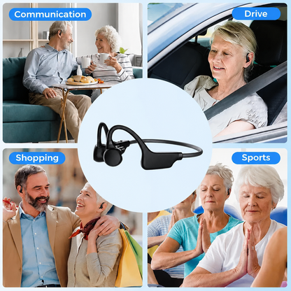 🏆🔥Final 3 Hours: 80% OFF 🔥 Pryxo Smart Bluetooth Bone Conduction Hearing Aid