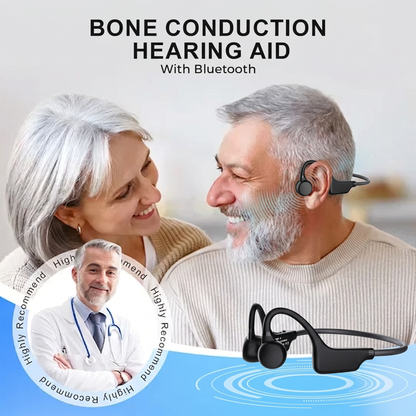 🏆🔥Final 3 Hours: 80% OFF 🔥 Pryxo Smart Bluetooth Bone Conduction Hearing Aid