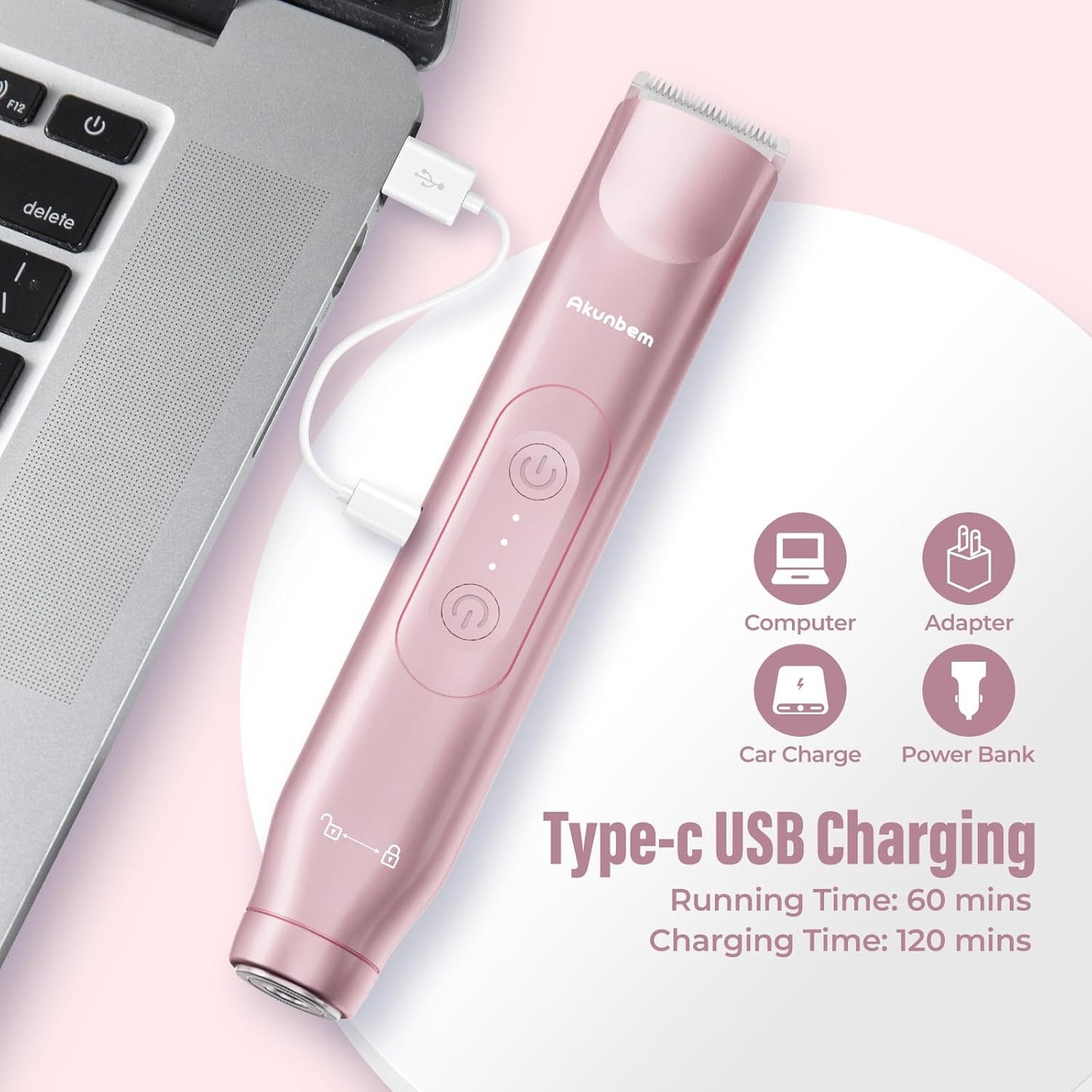 2-in-1 Painless Precision Electric Shaver & Bikini Trimmer