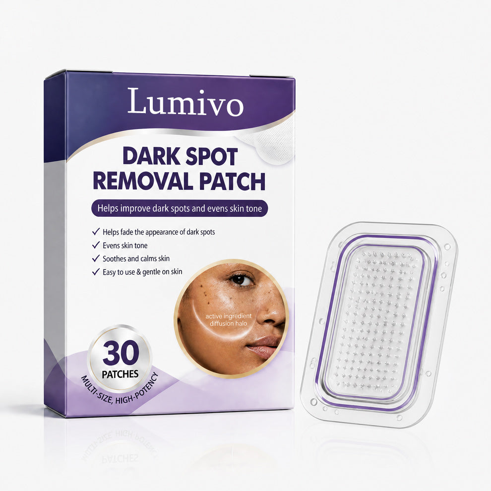 Lumivo Dark Spot Removal Patch|Nano Microneedle Technology · Visible Results in 7 Days
