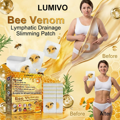 Bee Venom Lymphatic Patch – Flush Fat & Repair Skin While You Sleep Activate lymph drainage to reduce bloating, support metabolism, and restore clearer, healthier skin — no pills, no injections.