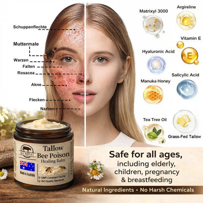 【70% OFF Wraps Up Today】LUMIVO® 🐄Tallow Bee Poison Healing Balm（Sorts Out Spots, Wrinkles & Knackered Skin — Steroid-Free）