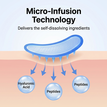 Micro-Infusion Facial Care Patches for Dark Circles, Puffiness, Fine Lines & Wrinkles✅